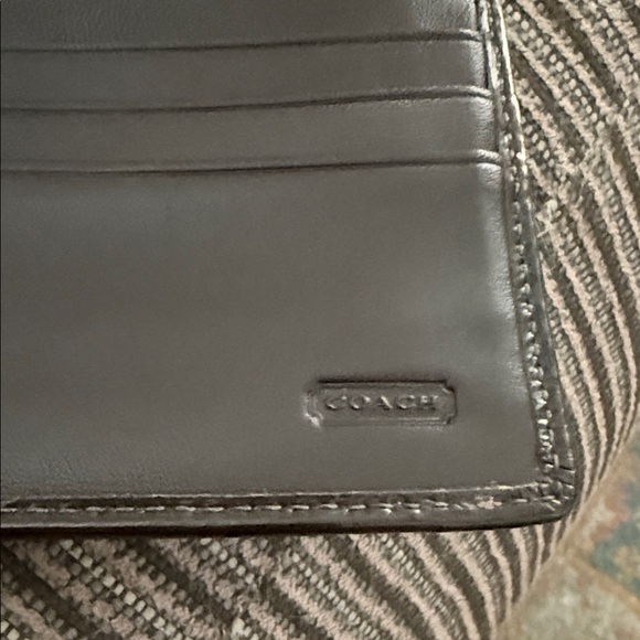 Coach Dark Brown Signature Wallet - Picture 3 of 6
